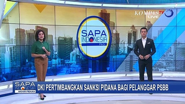 Pemprov DKI Jakarta Pertimbangkan Sanksi Pidana Bagi Pelanggar PSBB
