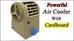 Homemade Mini Air Cooler | How to Make Mini Air Cooler from Cardboard | DIY Air Cooler | Cardboard Ideas for Home