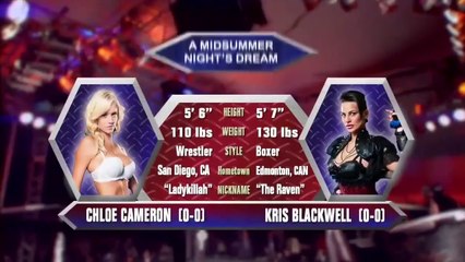 Sexy Fight Women MMA  Chloe Cameron vs Kris Blackwell wwe 2020 wwe women