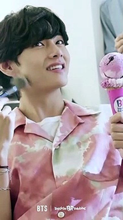 BTS x Baskin Robbins V cam