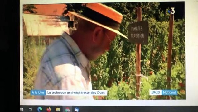 MICHOU64 W-D.D. PRÉSENTATRICE DE VIDÉOS - 12 AOÛT 2020 - PAU - REPORTAGE DE FR3 DU 8 AOÛT SUR LA TECHNIQUE ANTIDESSÈCHEMENT DES OYAS