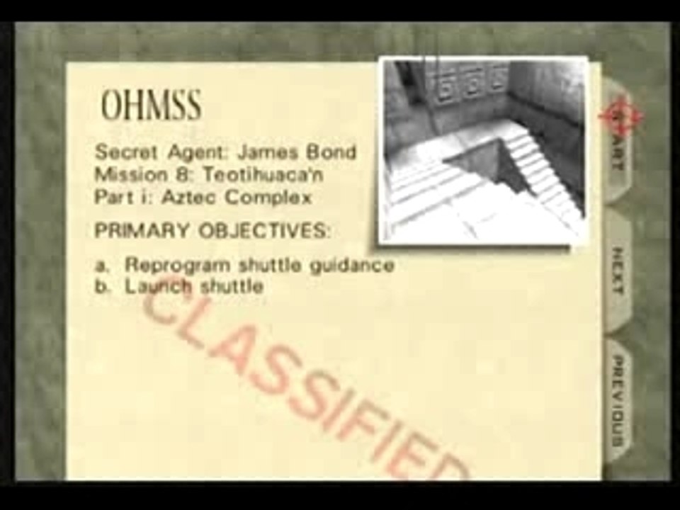 Goldeneye : le niveau Aztec