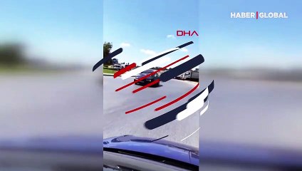 Drift görüntülerini paylaştı ceza yedi