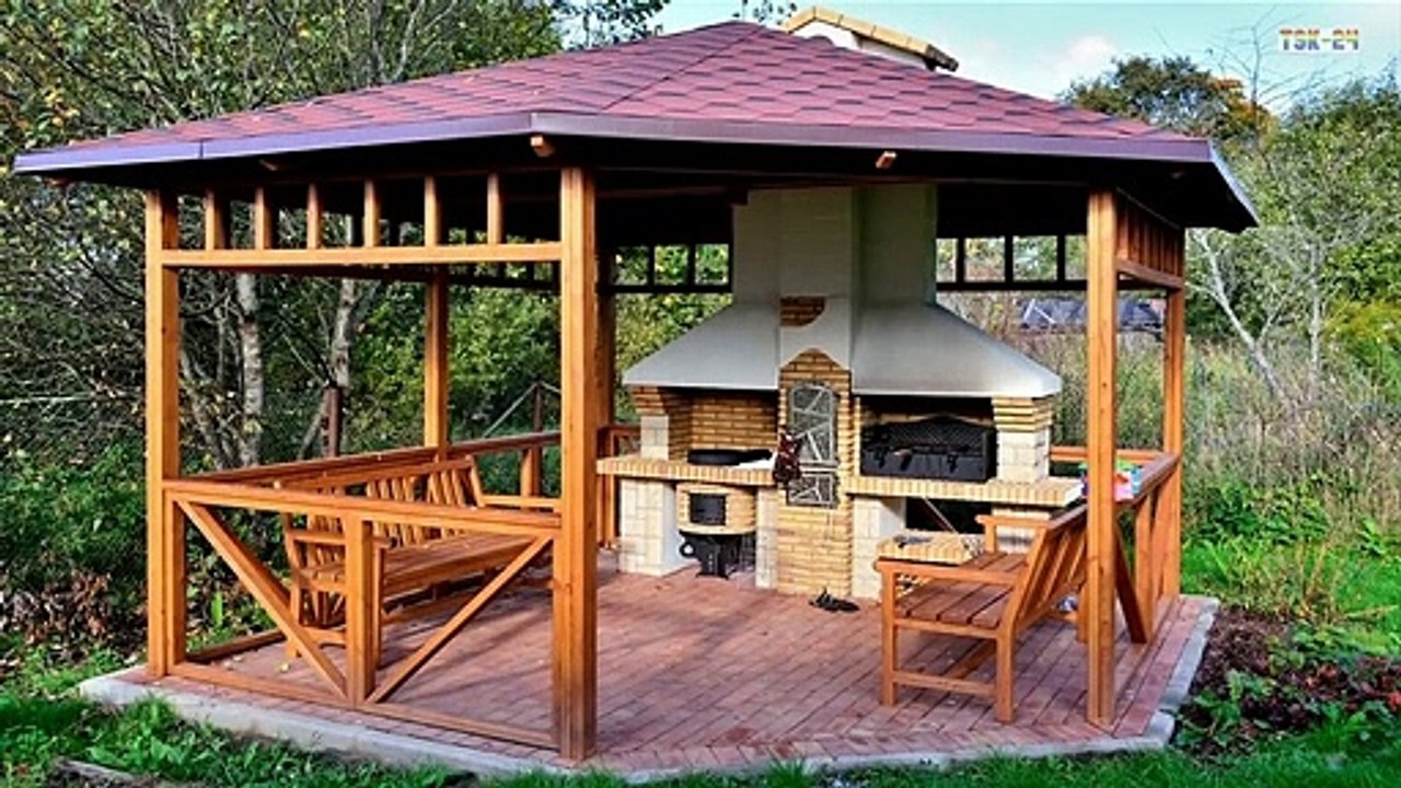 Beautiful Wooden Gazebos a Place to Relax
