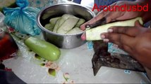 Bengali Style Beguni making village kids - Beguni Recipe in Bengali - Crispiest Beguni Recipe