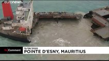کشتی عظیم ‌ژاپنی در ساحل موریس دو تکه شد
