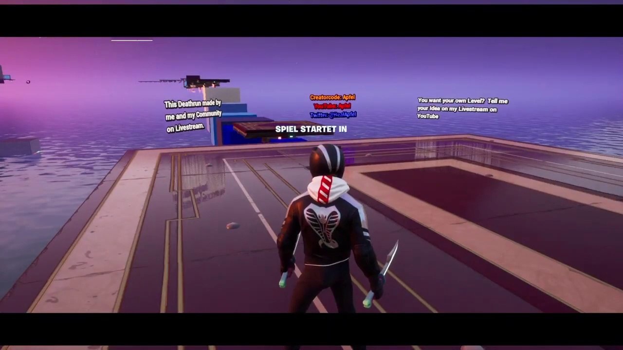 *50 LEVEL* Community Deathrun by Apfel | New Deathrun + Mapcode | - Fortnite Creative