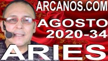 ARIES AGOSTO 2020 ARCANOS.COM - Horóscopo 16 al 22 de agosto de 2020 - Semana 34