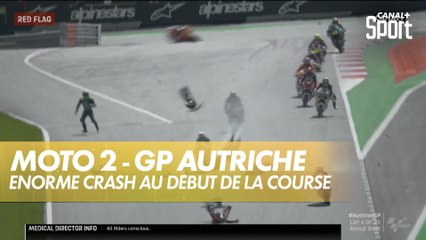 Énorme crash en début de course