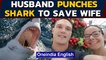 Man punches shark to save wife in Australian shark attack | Oneindia News