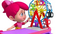 Betty and Bunny Play with Ferris Wheel Car Parking Toys