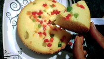 Sponge Cake with Rava | With out Egg | with out Oven