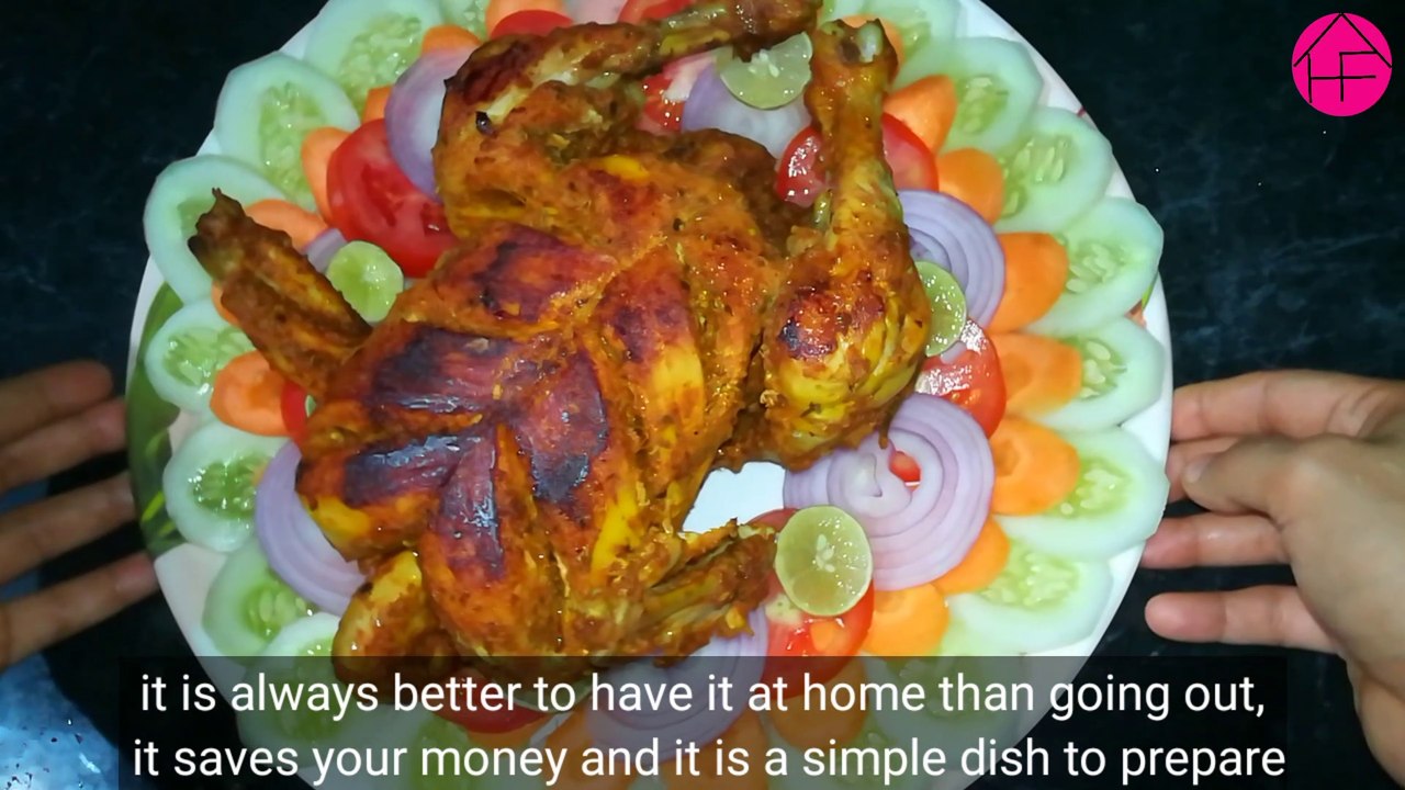 Grilled chicken without grill | cooker chikken | thandhoori chicken at home |how to make Arabian restaurant food in home