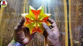 3d paper stars how to make | by Dk Sabkuch hindi