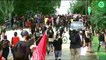 Right-Wing Demonstrators and Counter-Protesters Clash Near Stone Mountain