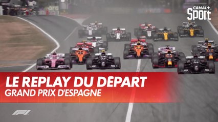 Le départ du Grand Prix d'Espagne