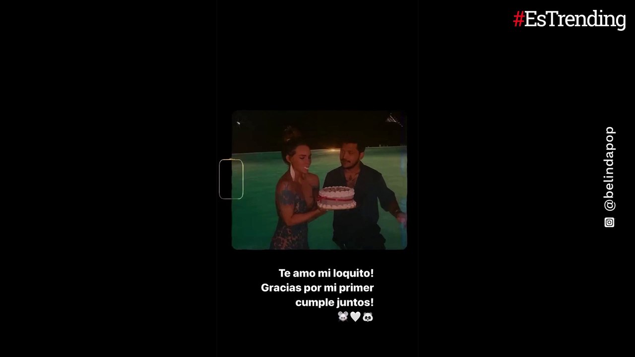 ″¡Te amo, mi loquito!”: Belinda celebra su cumpleaños en compañía de Christian Nodal