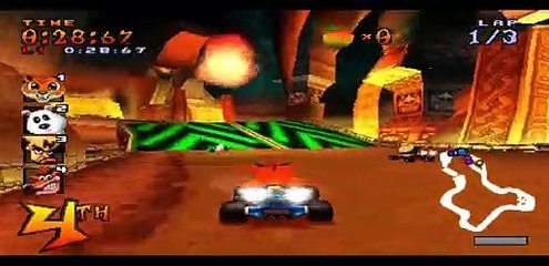 Crash CTR - Mystery Caves - PLAYSTATION SONY