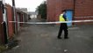 Police cordon at Kings Place in Millfield following suspicious package discovery