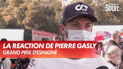 GP d'Espagne : la réaction de Pierre Gasly