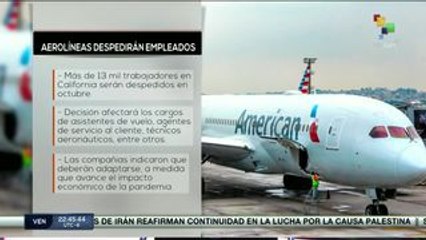 EE.UU.: aerolíneas despedirán a más de 13 mil trabajadores