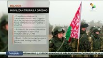 Belarús envío tropas en la frontera con Polonia y Lituania