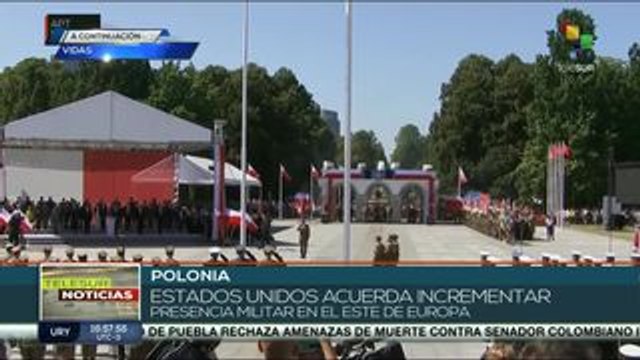 EE.UU. firma acuerdo con Polonia para el despliegue de tropas