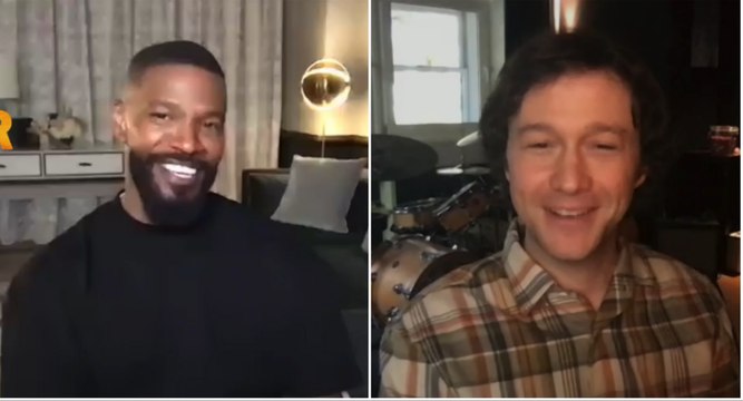 Jamie Foxx & Joseph Gordon Levitt - Project Power, Spawn, lip sync, Zooey Deschanel interview