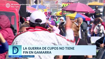 La guerra de cupos no tiene fin en Gamarra | Domingo al Día