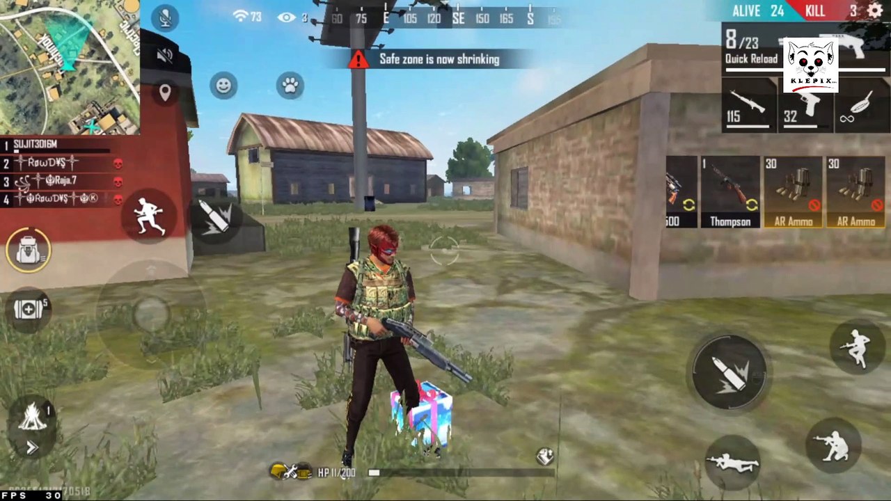 FREE FIRE GAME PLAY|KILL BY ZOON