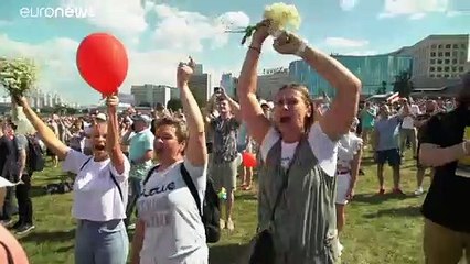 Download Video: Bielorrusia celebra la mayor manifestación contra Lukashenko