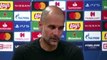 Football - Champions League - Pep Guardiola press conference after Manchester City 1-3 Lyon
