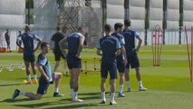Manchester City training ahead of Lyon | Champions League quarter-final