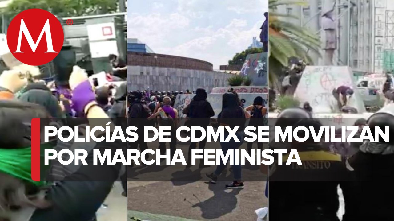 Despliegan operativo de seguridad ante marcha por Mary Chuy