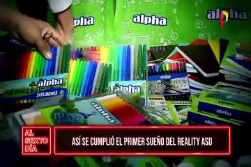 Así se cumplió el primer sueño del reality de ASD