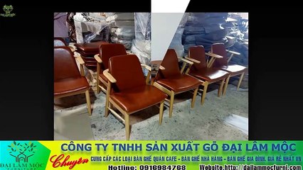 Bàn ghế nhà hàng, khách sạn tại TPHCM