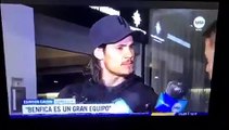 Cavani sobre  o Benfica