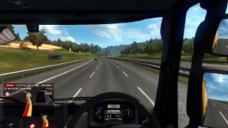 Euro Truck Simulator 2 Nyebrang Pakai Kapal Ferry ke Kota Calais Perancis Kirim Used Packaging