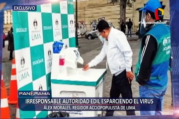 Regidor se reunió con vecinos y funcionarios pese a tener coronavirus