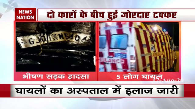 Five men killed in car accident on Vadodara Highway in Nadiad Gujarat