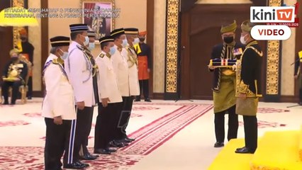 Peguam Negara, IGP, Panglima ATM, KSN terima gelaran Tan Sri