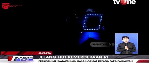 Presiden Jokowi Pimpin Apel Malam dan Renungan Suci