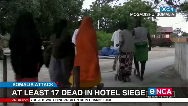 At least 17 killed in hotel siege in Somalia