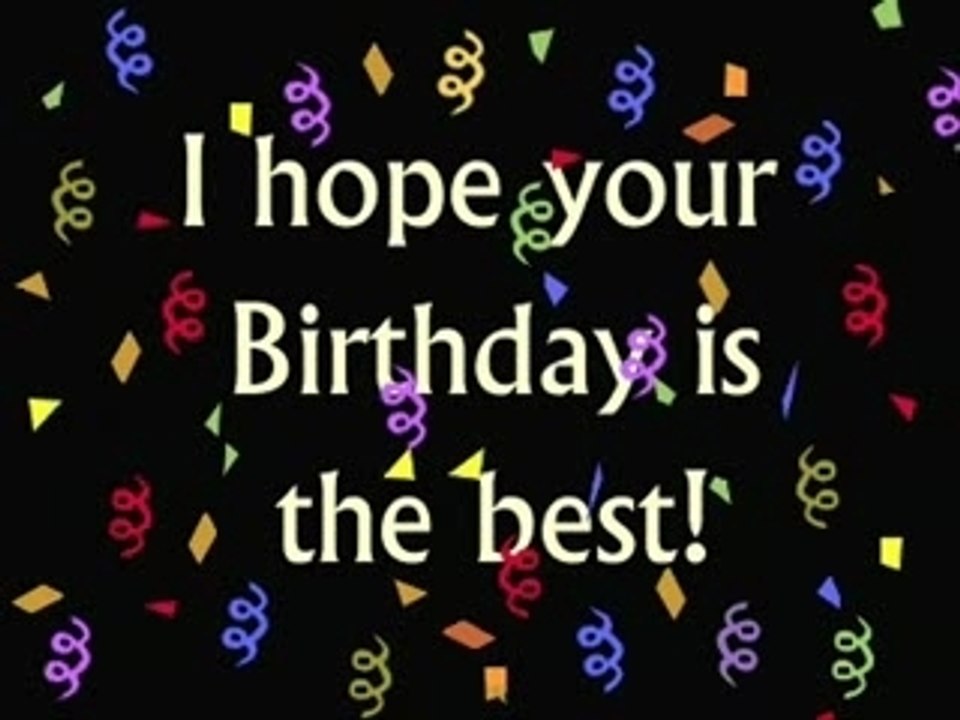 happy birthday