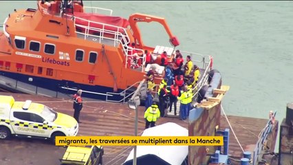 Migrants : les traversées de la Manche s'accélèrent, la tension monte