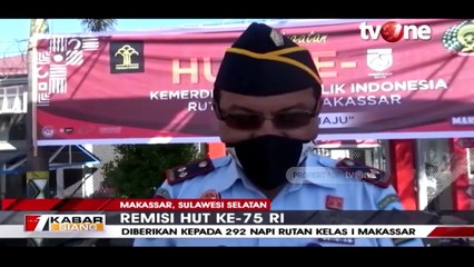 292 Napi Rutan Kelas I Makassar Mendapatkan Remisi