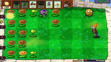 Getting Repeater - Adventure - Level 1-8 - Plants Vs Zombies