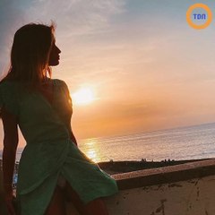 Dans une robé d’été, Malika Ménard en montre un peu trop