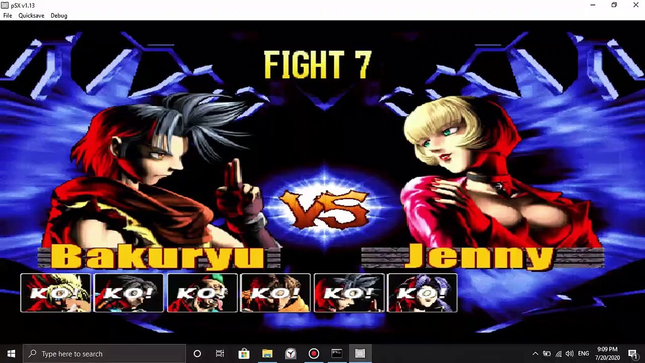 Bakuryu(The Mole) defeats Jenny(The Bat) (#1) - Bloody Roar 2