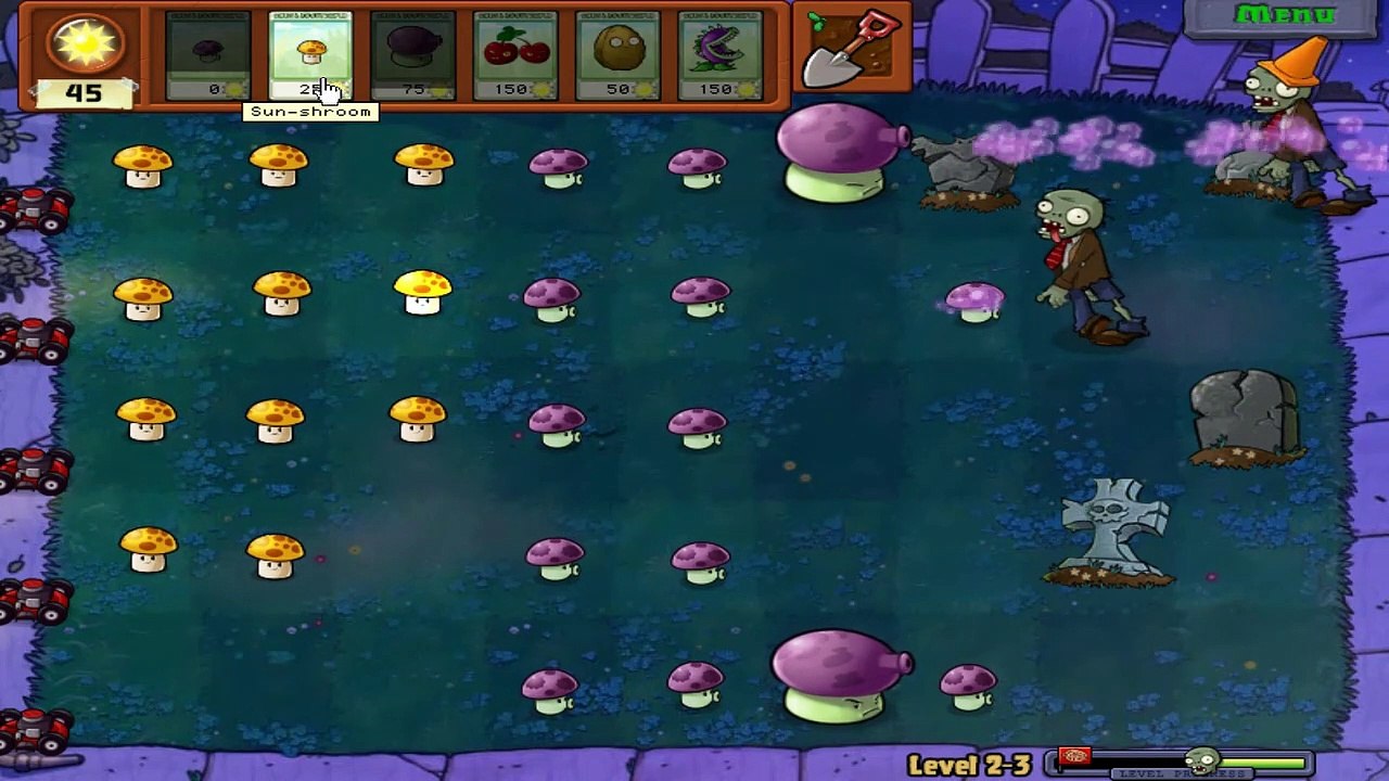 Getting Grave Buster - Adventure - Level 2-3 - Plants Vs Zombies